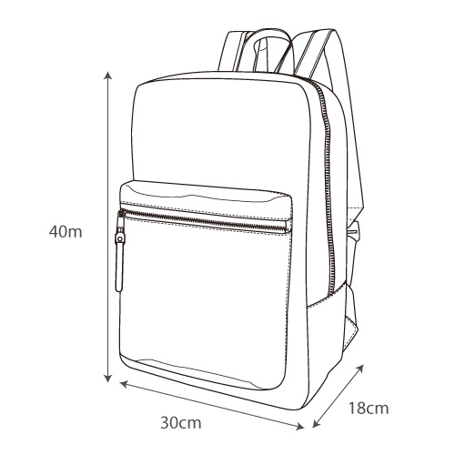 Japan Legato Largo Water Repellent Mat Nylon Twill Backpack Rucksack LH-B3321