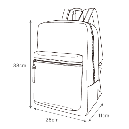 Japan Legato Largo Water Repellent 10 Pocket Backpack Rucksack LH-H1672