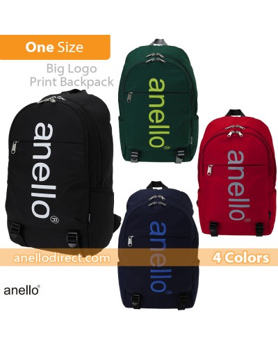 Anello Big Logo Print Polyester Backpack Rucksack AH-B2481