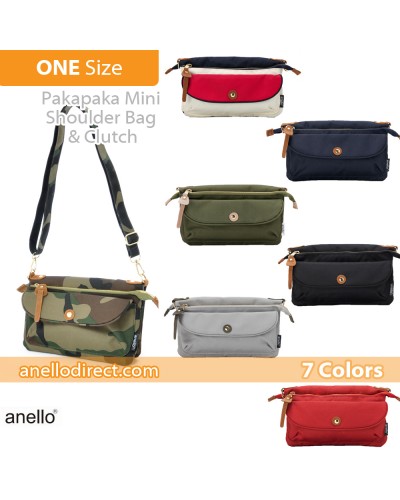 Anello Polyester Canvas Pakapaka Shoulder Bag & Clutch AT-B1223