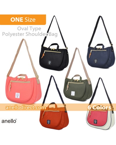 Anello Oval Type Polyester Canvas Shoulder Bag AT-B1229