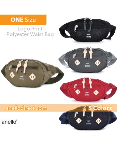 Anello Logo Print Polyester Shoulder Waist Bag AT-B1626