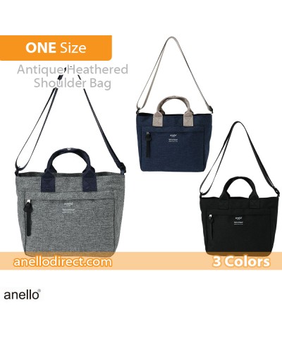 Anello Antique Heathered Polyester Shoulder Bag AT-C2292