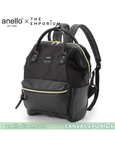 Anello X THE EMPORIUM Limited Edition Canvas X PU Leather Black