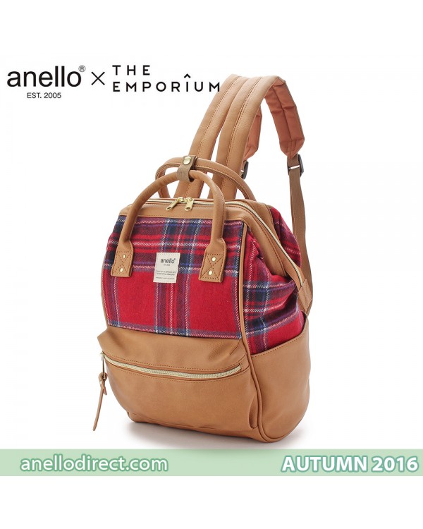 Anello X THE EMPORIUM Limited Autumn Edition 2016 Red Checkered