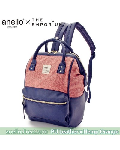 Anello X THE EMPORIUM Limited Edition PU Leather X Hemp Orange