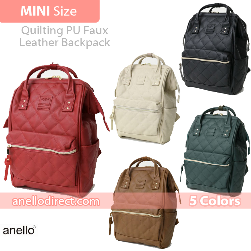 Anello RETRO PU Leather Backpack Rucksack Mini Size AHB3772