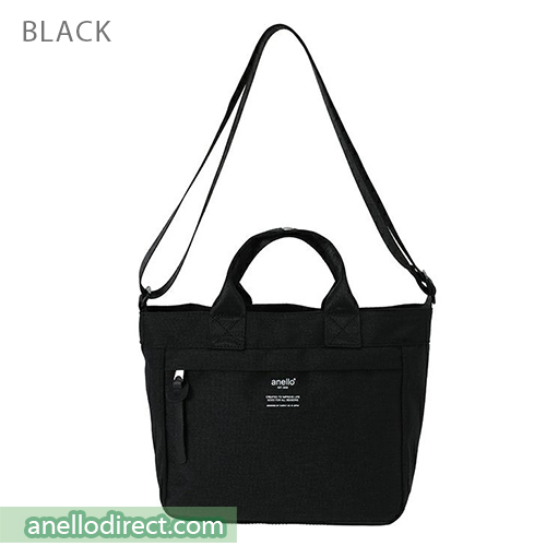Anello Antique Heathered Polyester Shoulder Bag AT-C2292 Black Japan Original Official Authentic Real Genuine Bag Free Shipping Worldwide Special Discount Low Prices Great Offer