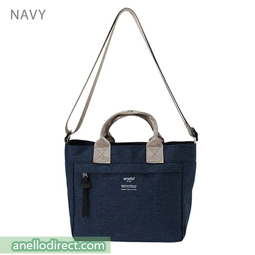 Anello Antique Heathered Polyester Shoulder Bag AT-C2292 Navy Japan Original Official Authentic Real Genuine Bag Free Shipping Worldwide Special Discount Low Prices Great Offer