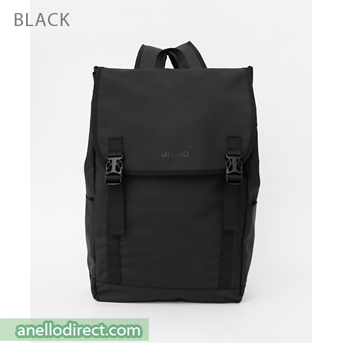 Anello NESS Flap Water Repellent PVC Backpack AT-C2542 Black Japan Original Official Authentic Real Genuine Bag Free Shipping Worldwide Special Discount Low Prices Great Offer