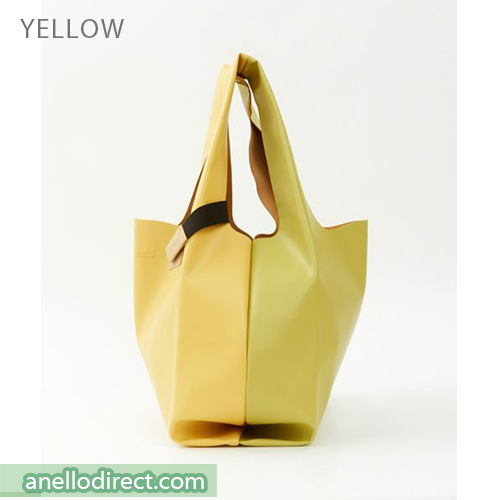 Anello ALTON PU Leather Tote Bag ATB3647 Yellow Japan Original Official Authentic Real Genuine Bag Free Shipping Worldwide Special Discount Low Prices Great Offer