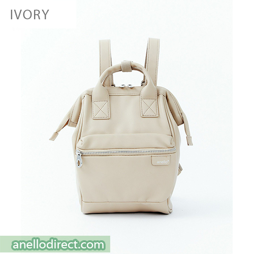 Anello Tender Polyurethane Micro Backpack ATB4001 Ivory Japan Original Official Authentic Real Genuine Bag Free Shipping Worldwide Special Discount Low Prices Great Offer