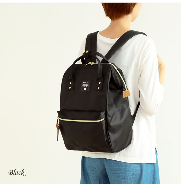 Japan Anello Hotch Potch Japan Rakuten Upgraded Special Edition Polyester Canvas Backpack Rucksack Regular Large Size 7