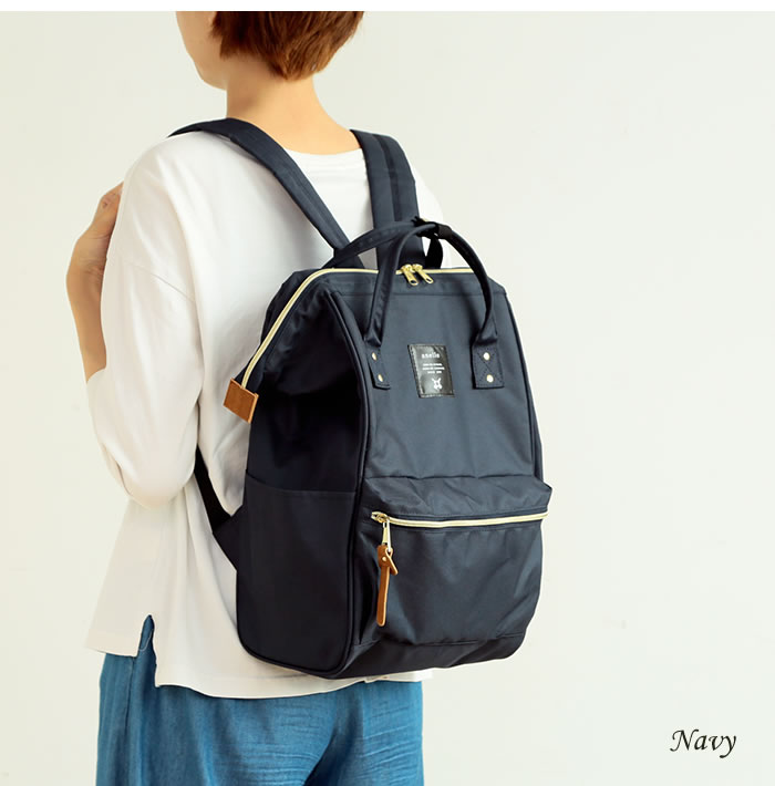 Japan Anello Hotch Potch Japan Rakuten Upgraded Special Edition Polyester Canvas Backpack Rucksack Regular Large Size 8