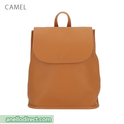 Legato Largo Soft Skin PU Leather Backpack LG-P0333 Camel Japan Original Official Authentic Real Genuine Bag Free Shipping Worldwide Special Discount Low Prices Great Offer